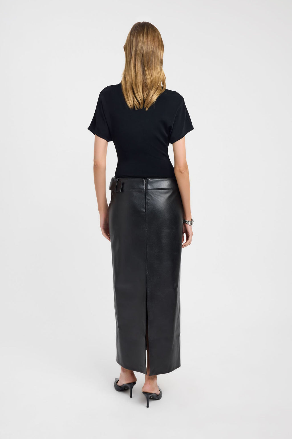 Heavy Phoenix Belted Maxi Skirt