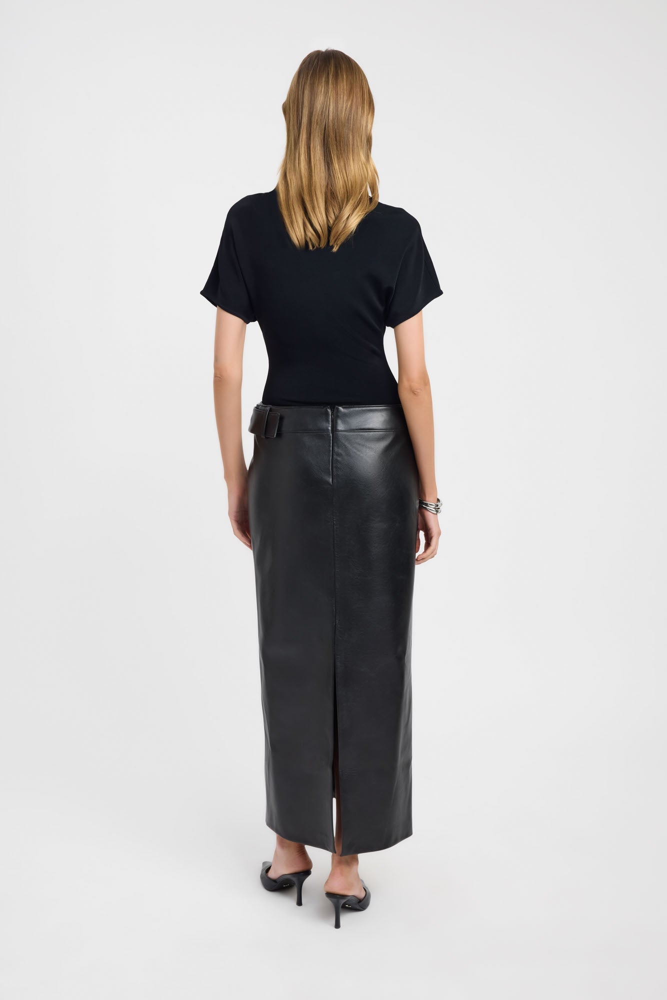 Heavy Phoenix Belted Maxi Skirt