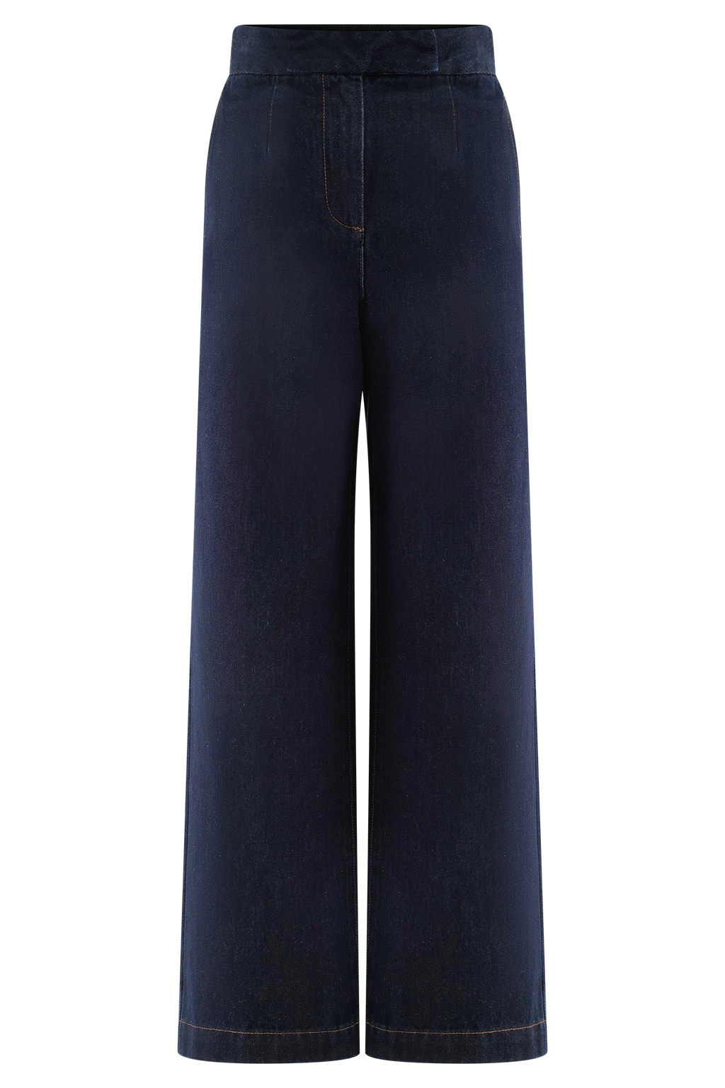 Rayne Wide Leg Denim Jeans - Indigo Blue