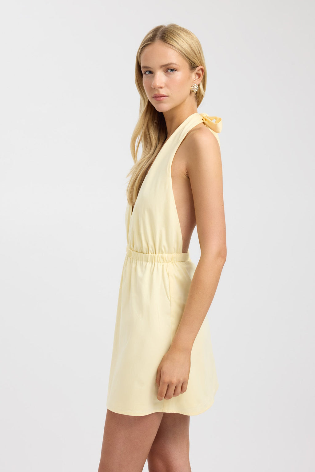 Solana Plunge Mini Dress