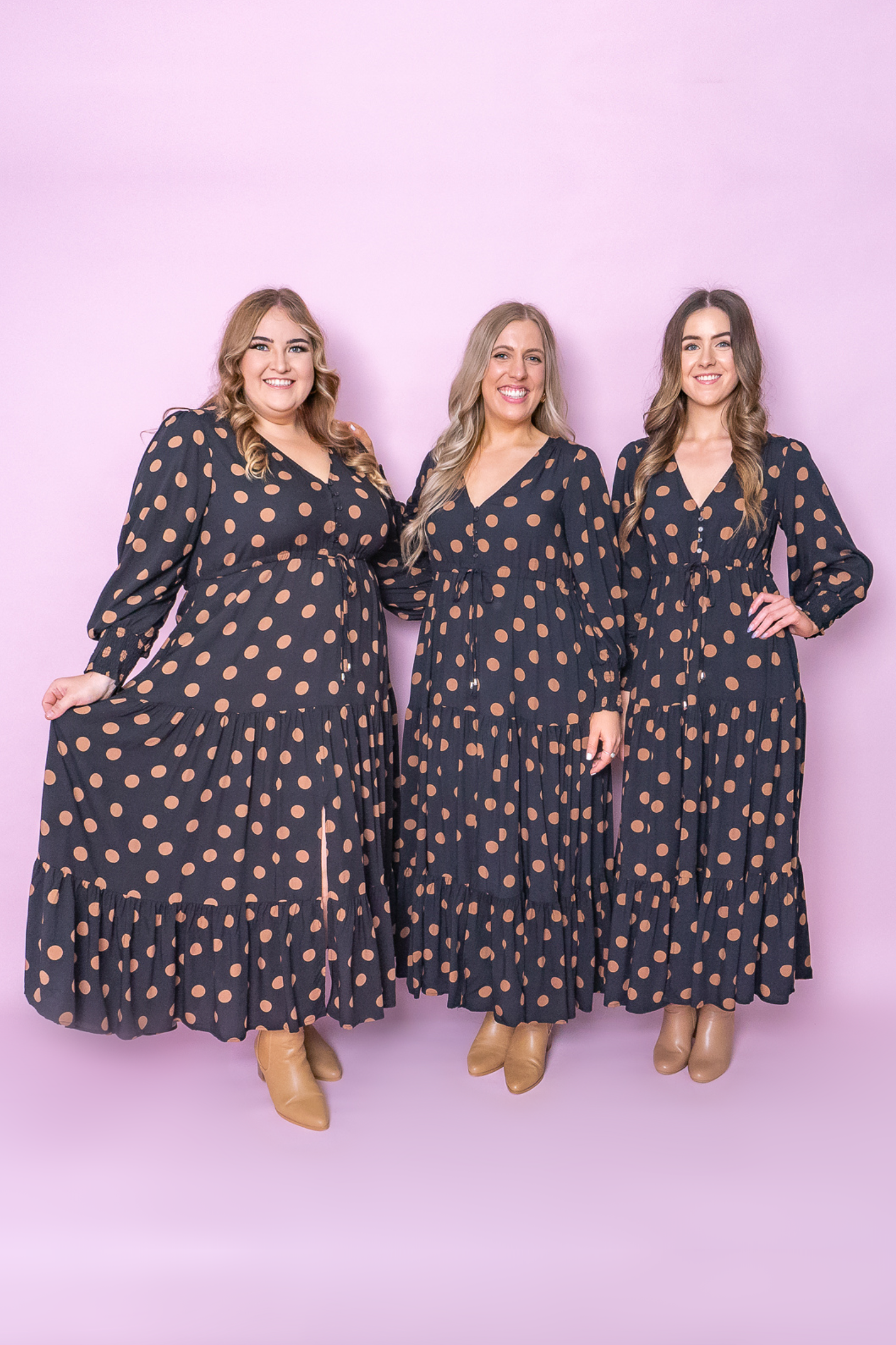 Franco Maxi Dress in Black