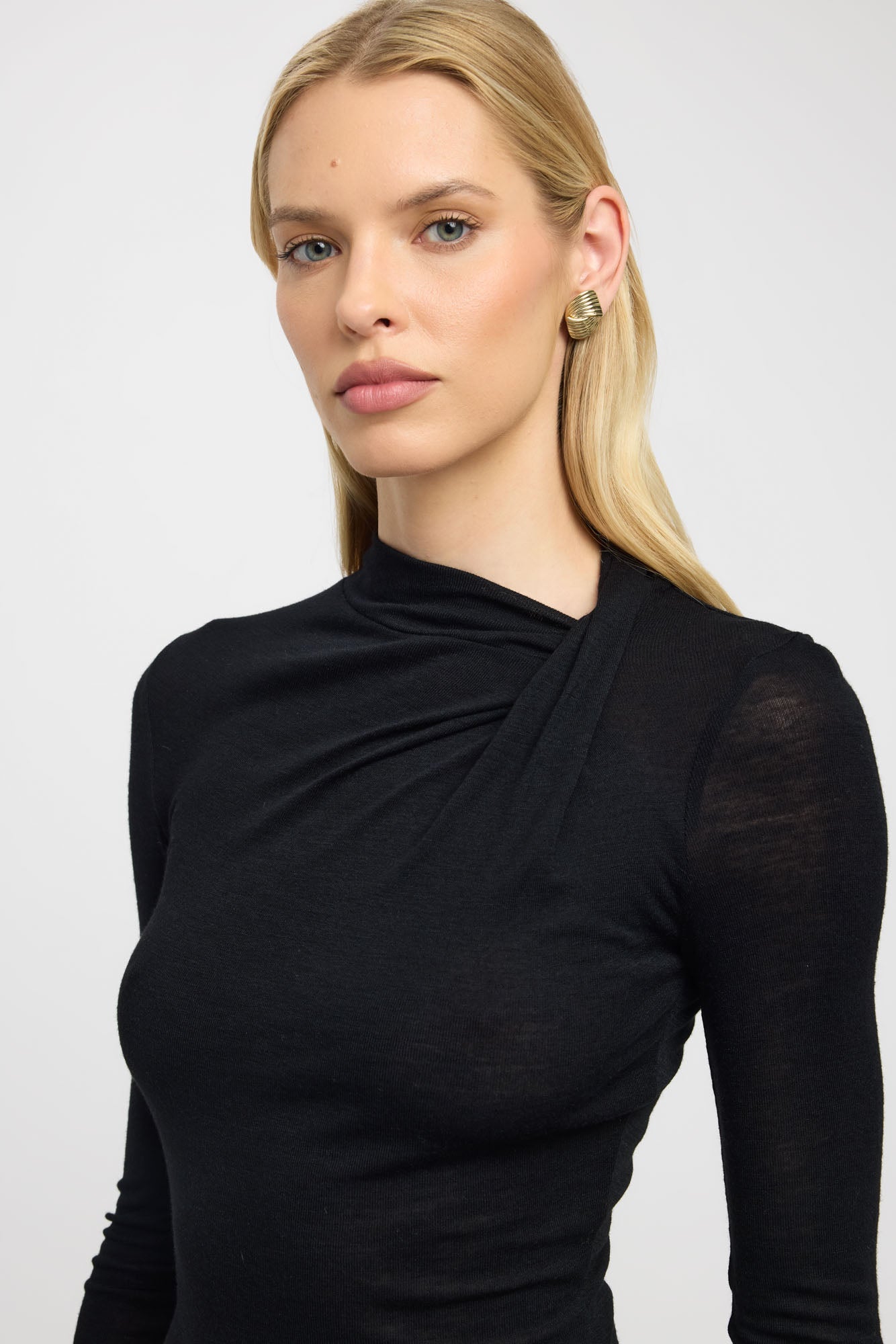 Anna Wool Long Sleeve Top
