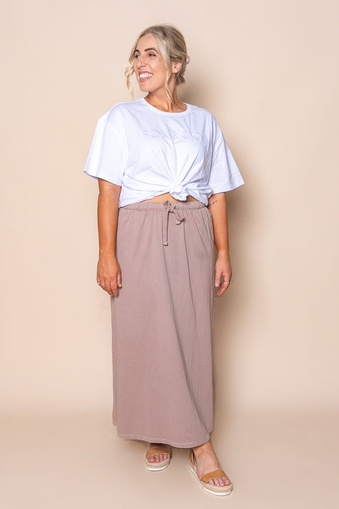 Evolve Skirt in Brown - Foxwood