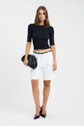 Ariel Low Rise Bermuda Short