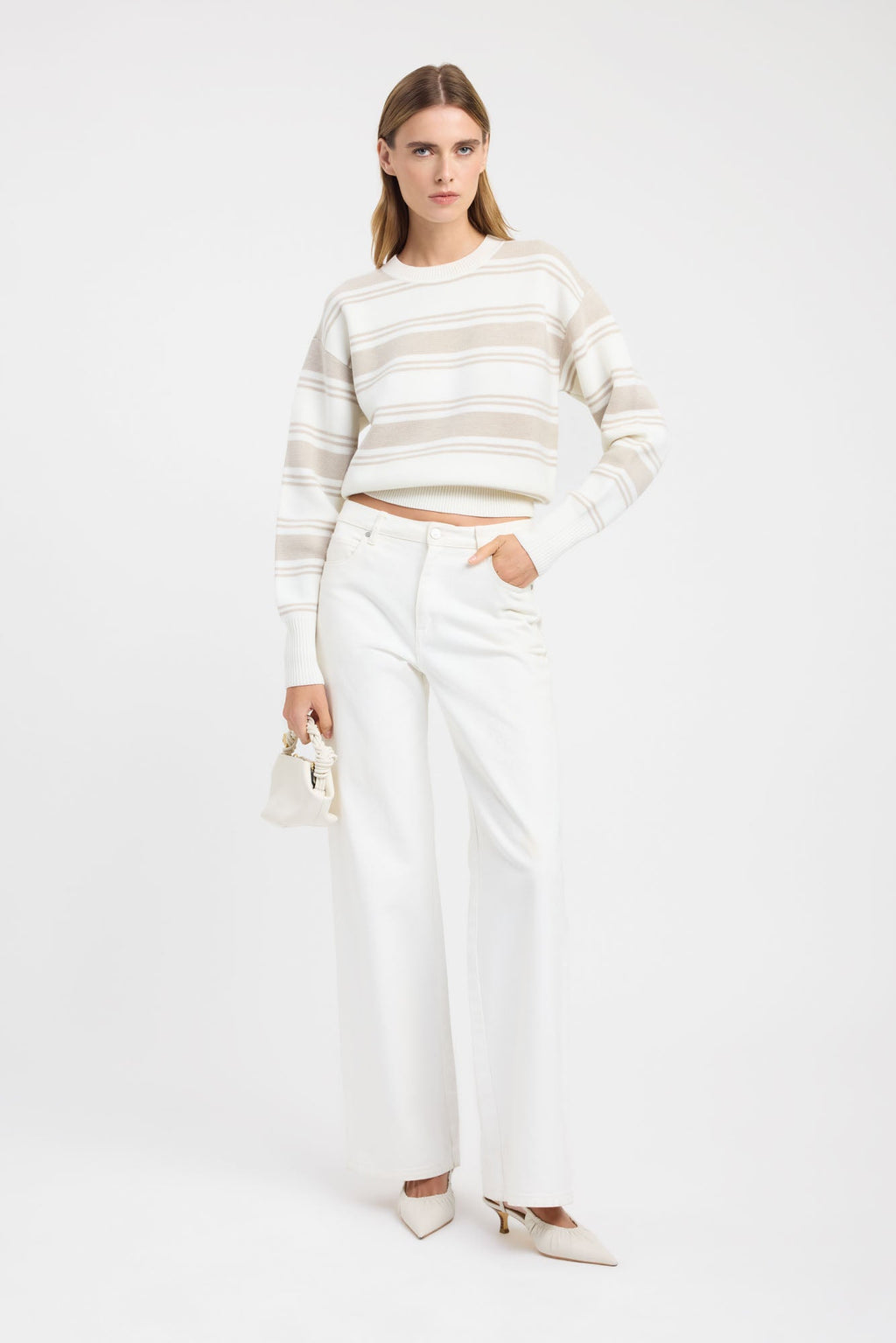 Dalton Stripe Crew Jumper