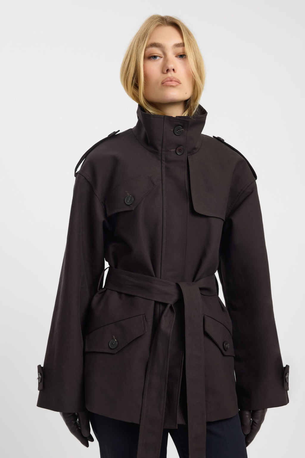 Leon Belted Trench