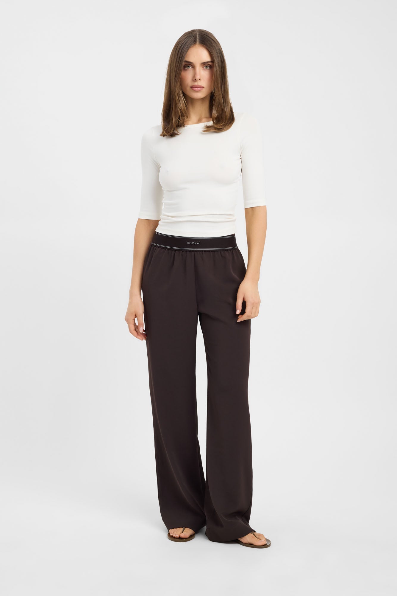 Opal Branded Elastic Pant