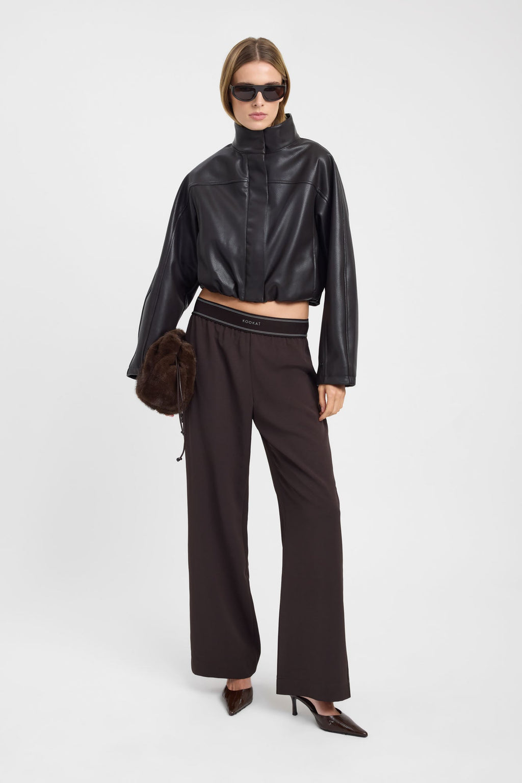 Opal Branded Elastic Pant