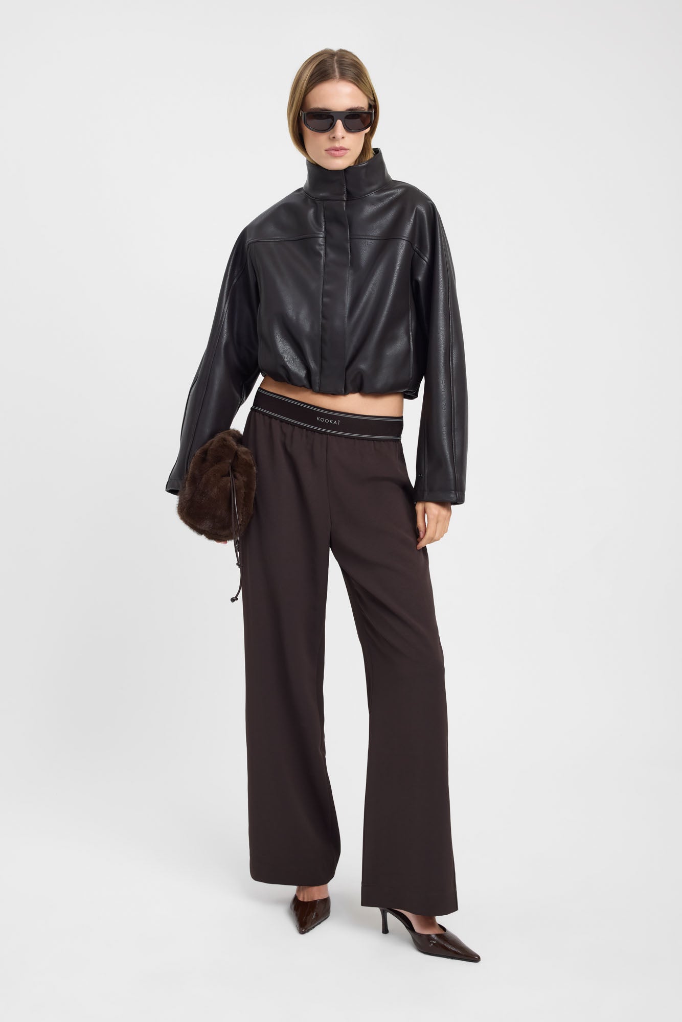 Opal Branded Elastic Pant