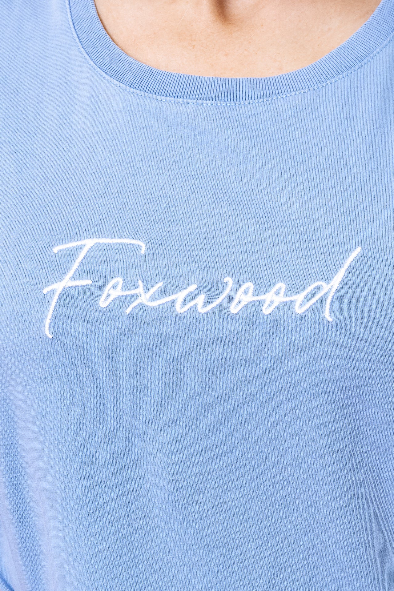 Signature Tee in Light Blue - Foxwood
