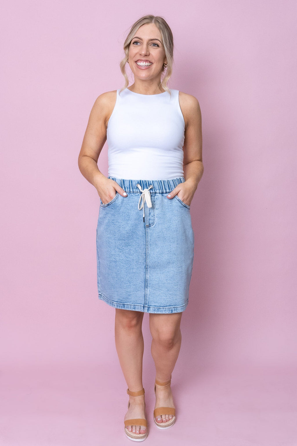 Rio Skirt in Blue - Foxwood