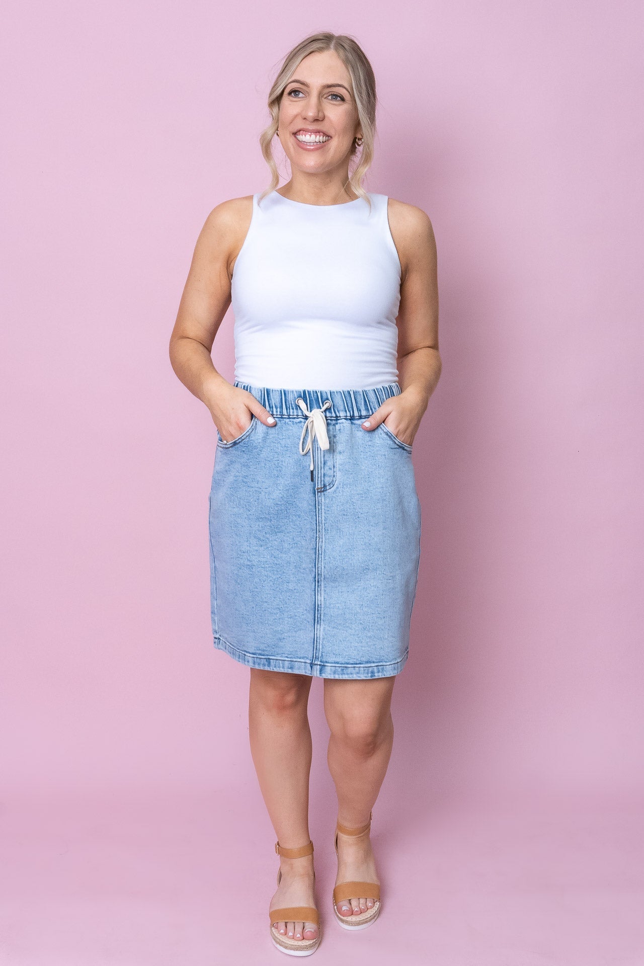 Rio Skirt in Blue - Foxwood